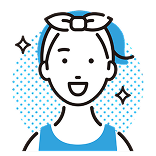 ニキビ予防を意識したスキンケアのイラスト