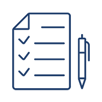 Aftercare and insurance document support icon