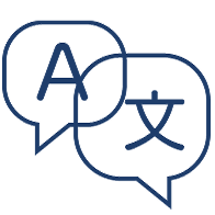 Medical interpretation support icon
