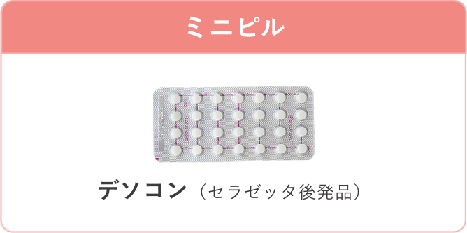 ミニピル デソコン（セラゼッタ後発品）