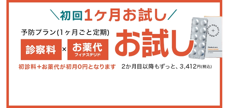 初回0円、2か月目以降もずっと、3,412円(税込)