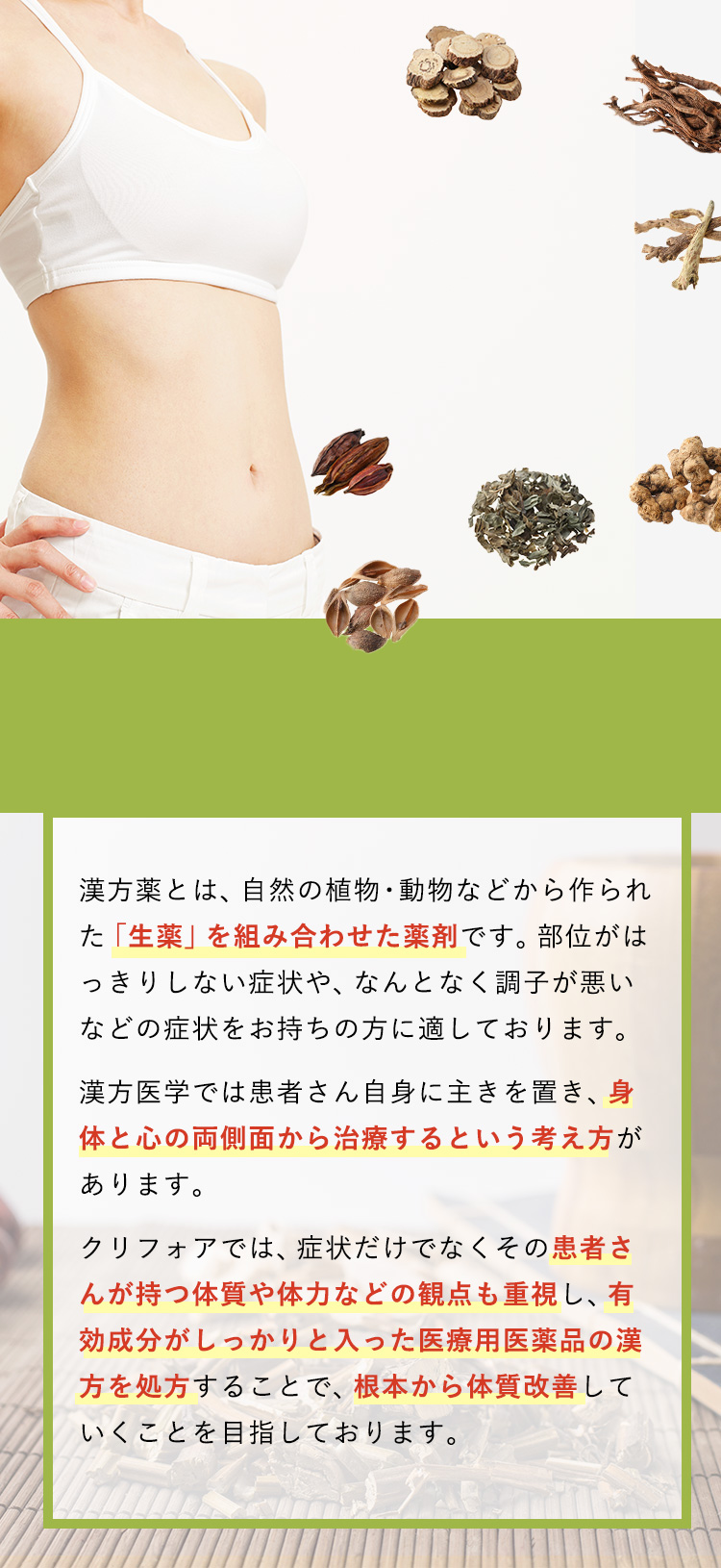 「生薬」を組み合わせた薬剤