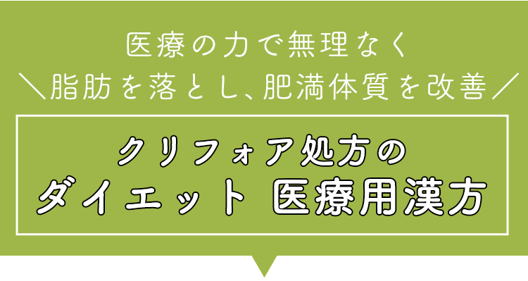 医療の力で無理なく脂肪を落とし、肥満体質を改善