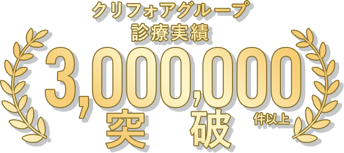 診療実績100万件以上