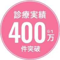 診療実績400万件以上