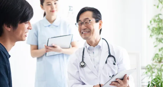 対面でも診療が可能！