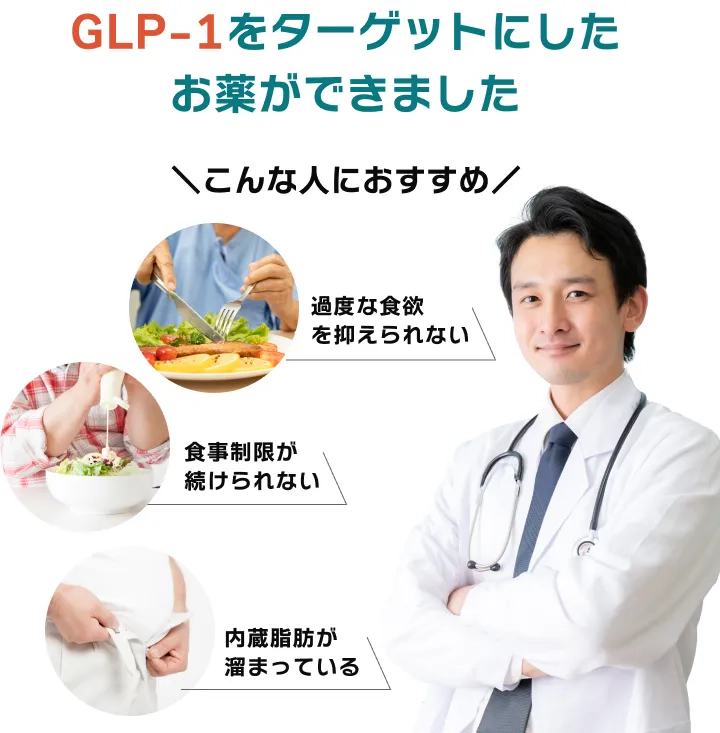 GLP-1をターゲットにしたお薬ができました