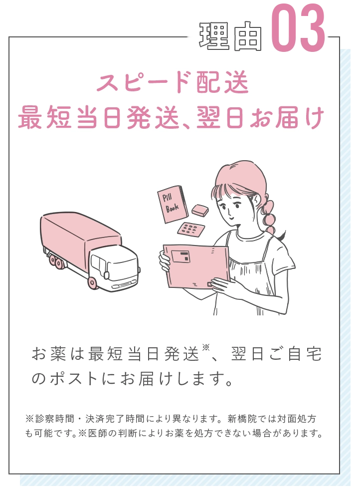 プライバシーを考慮した封筒でお届け