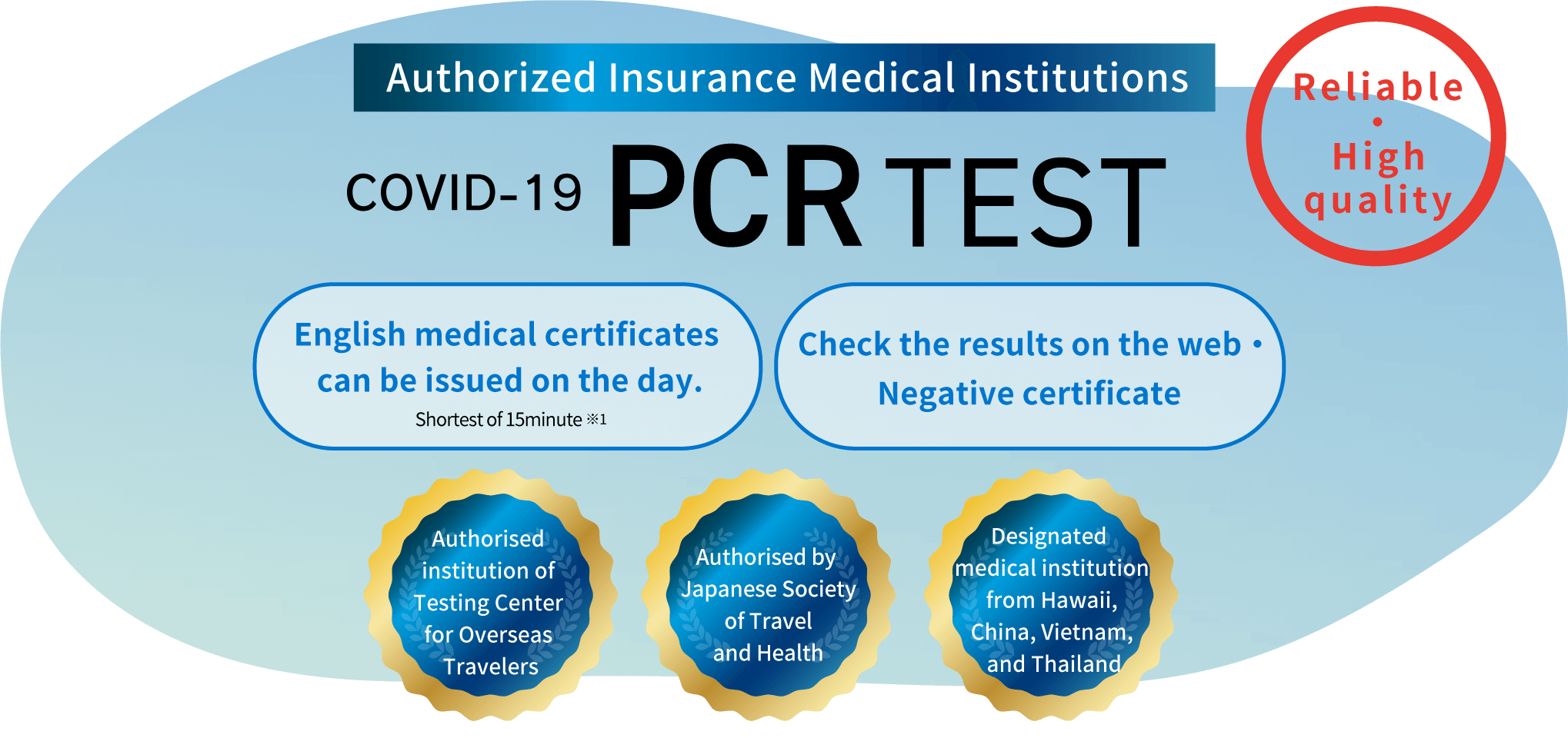 COVID-19 PCR test CLINIC FOR