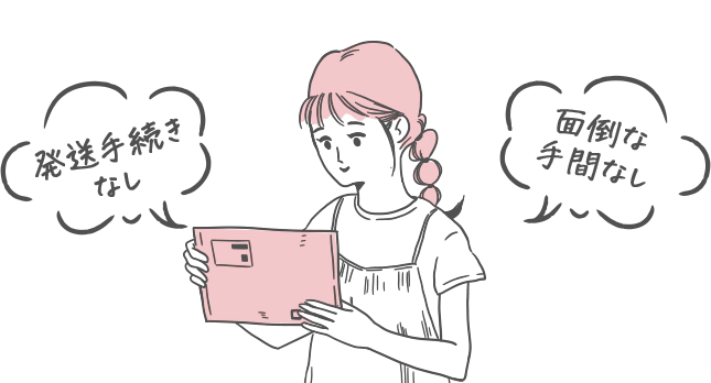 SUBSCRIPTION 発送手続きなし 面倒な手間なし