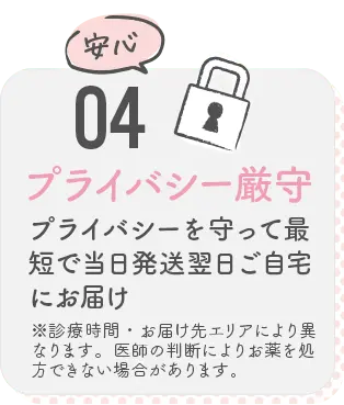 04 プライバシー厳守