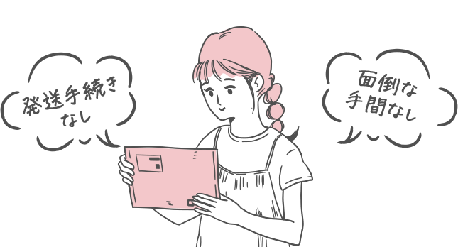 SUBSCRIPTION 発送手続きなし 面倒な手間なし