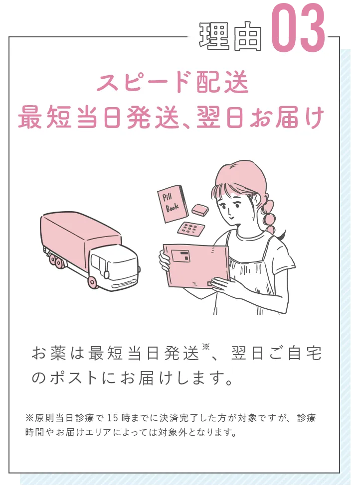 プライバシーを考慮した封筒でお届け