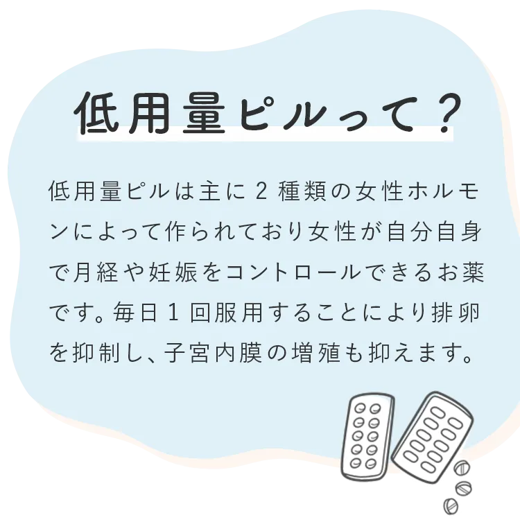 低用量ピルって？