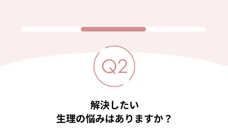 解決したい生理の悩みはありますか？