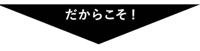 だからこそ