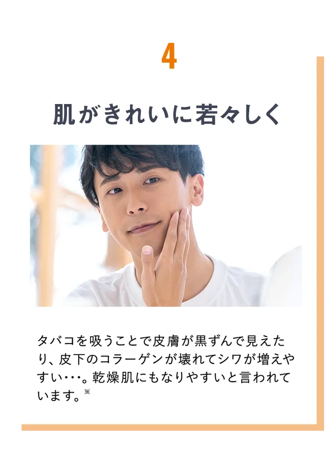 肌がきれいに若々しく