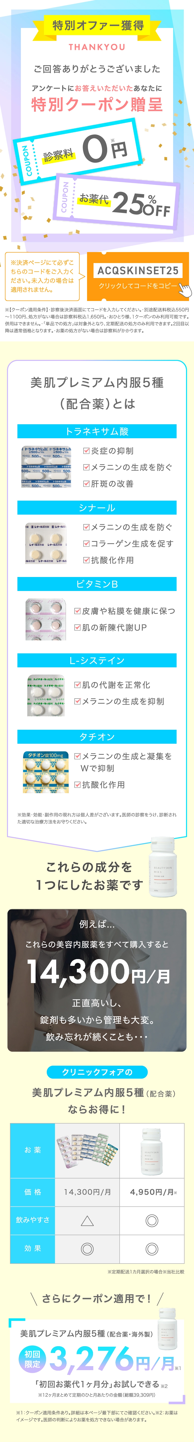 特別オファー獲得