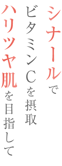 シナールでビタミンCを摂取ハリツヤ肌を目指して