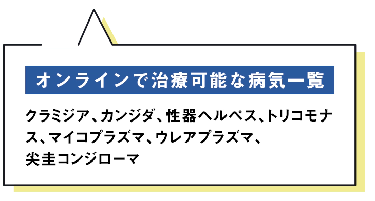 オンラインで治療可能な病気一覧