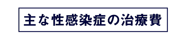 主な性感染症の治療費