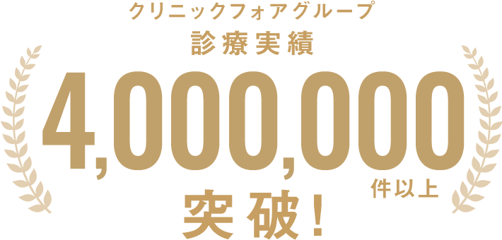 診療実績400万件以上