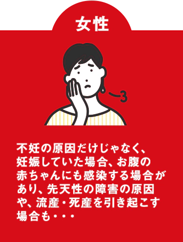 流産・死産を引き起こす場合も・・・