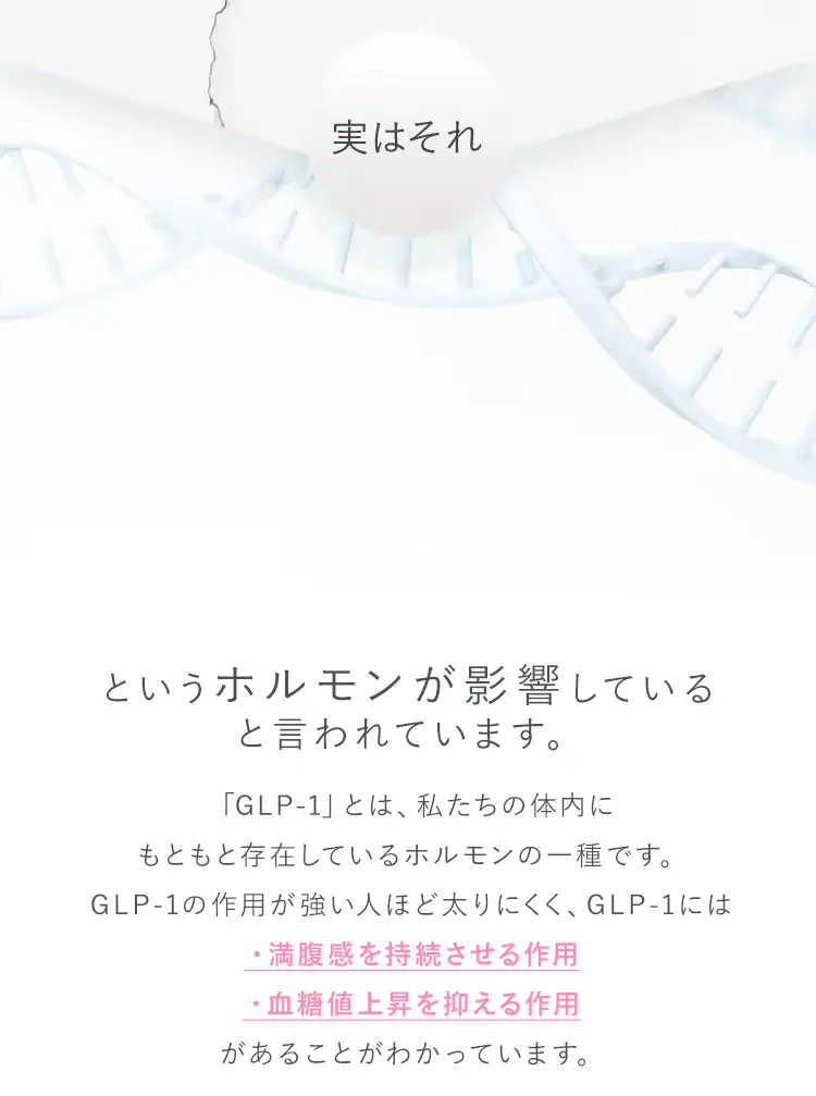 実はそれGLP-1が原因かもしれません